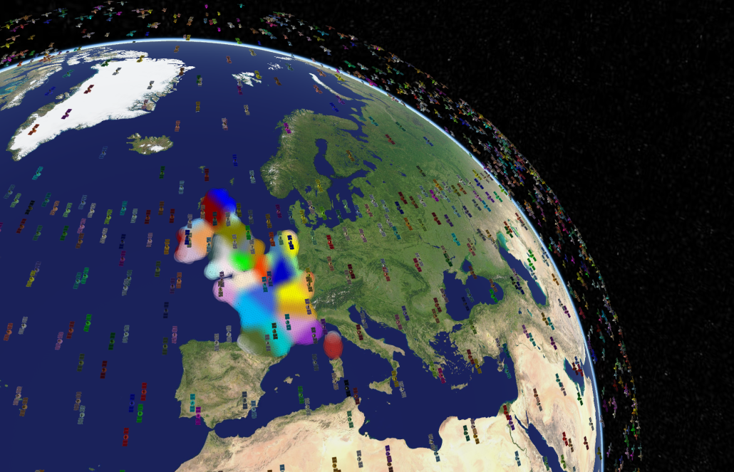 LEO constellation simulation